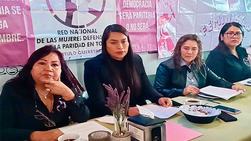 Partidos políticos incumplen con paridad: Red Nacional de las Mujeres Defensoras de la Paridad en Todo  