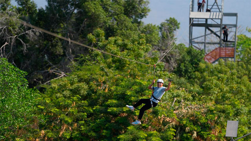 ¡Ya está lista la tirolesa de Chandio!: Gladyz Butanda 