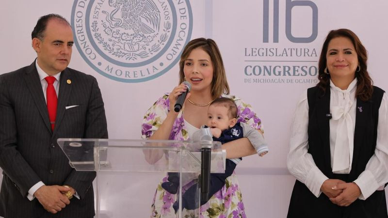 Inaugura Brissa Arroyo la primera sala de lactancia materna en el Congreso Local  
