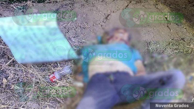 Ultiman a hombre en Zamora, Michoacán; junto al cuerpo dejan mensaje escrito