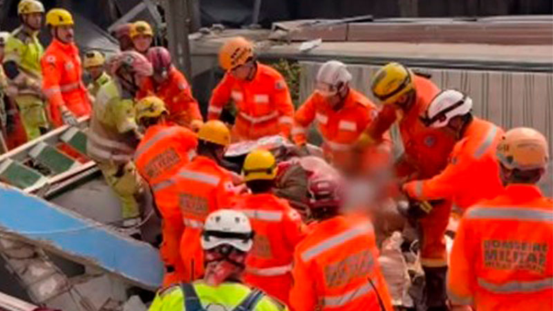 Se derrumba residencia de personas de la tercera edad en Brasil; hay dos fallecidos y 10 más sepultados   