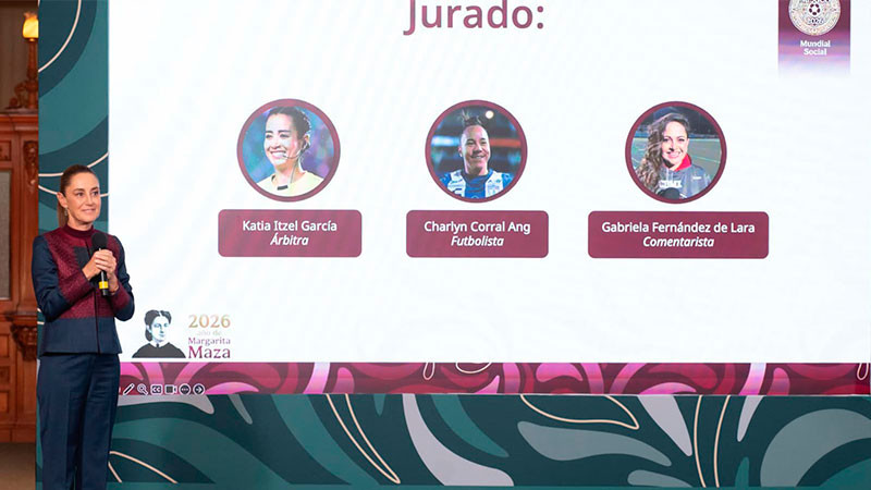 Presenta Claudia Sheinbaum el concurso Representa a México en la Inauguración del Mundial  