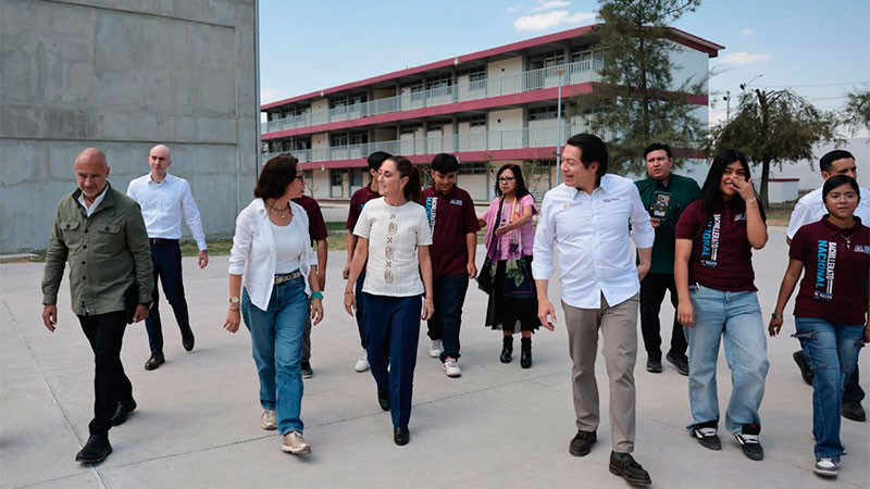 Inaugura Claudia Sheinbaum un plantel del Bachillerato Nacional en El Salto, Jalisco 