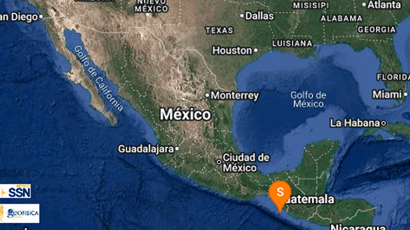 Sismo de 4.0 sorprende a Huixtla, Chiapas; no se activó alerta sísmica 