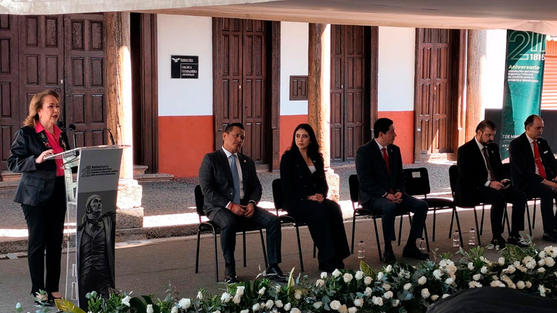 Poder Judicial de Michoacán conmemora 211 años del origen de la justicia mexicana en Ario de Rosales 
