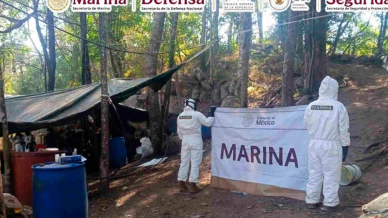 Decomisan 300 kilos de estupefacientes y desmantelan laboratorio clandestino en Guerrero; asestan golpe millonario al crimen 