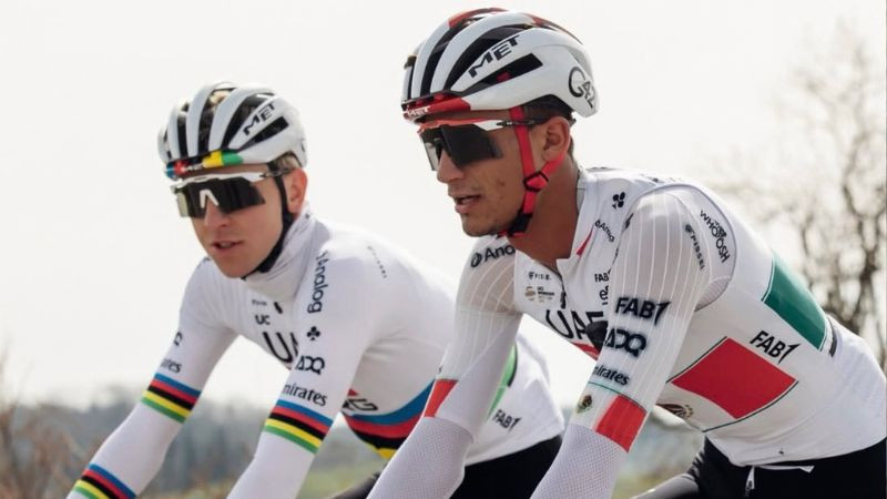 Isaac del Toro logra tercer lugar en el Strade Bianche; UAE Team Emirates hace el 1-3 