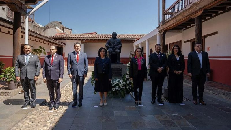 Encabeza ministra de la Suprema Corte de Justicia de la Nación el 211 aniversario de la instalación del Primer Supremo Tribunal de Justicia en Ario de Rosales 