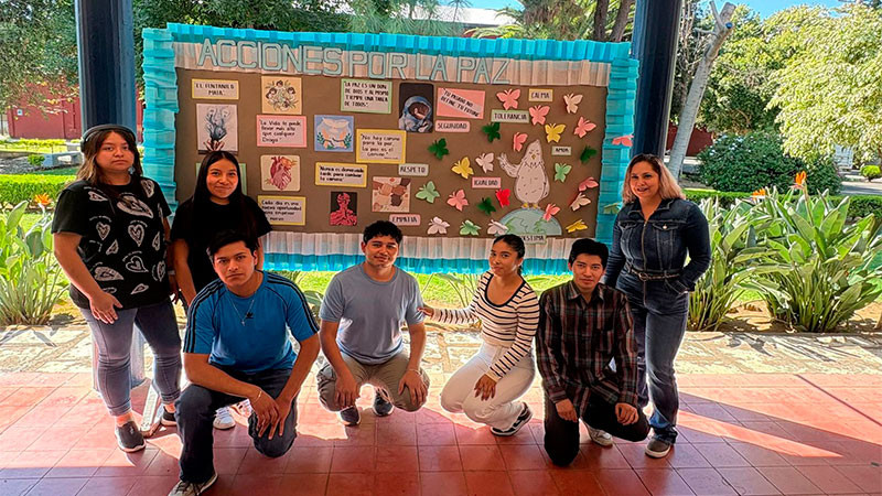 Tequios Nicolaitas por la Paz llega a todos los rincones de la UMSNH 