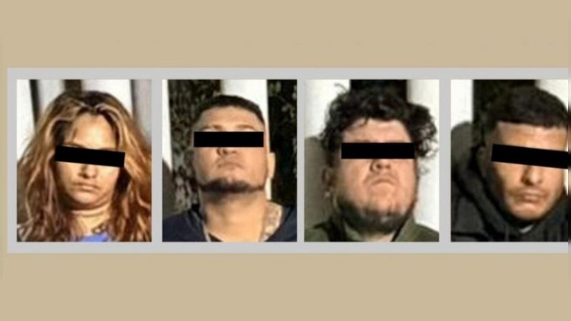 Detienen a cinco presuntos integrantes de grupo delincuencial en Ixtapaluca, Estado de México 