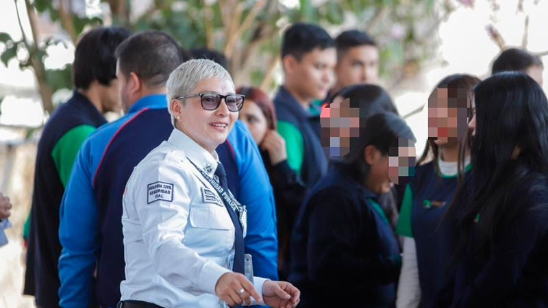 Reconoce la SSP trayectoria de María Rosal Santos, historia de vocación y convicción en la Guardia Civil 