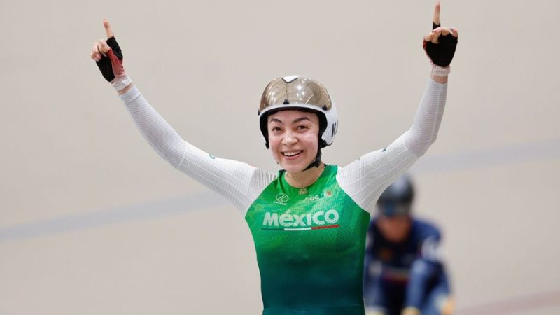Yareli Acevedo finaliza cuarta en el Ómnium de la Copa del Mundo de Ciclismo de Pista en Perth, Australia 