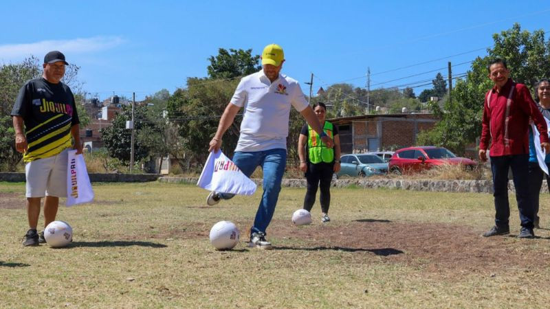 Jiquilpan se suma al Mundial Social con una nueva cancha en la Colonia Independencia 