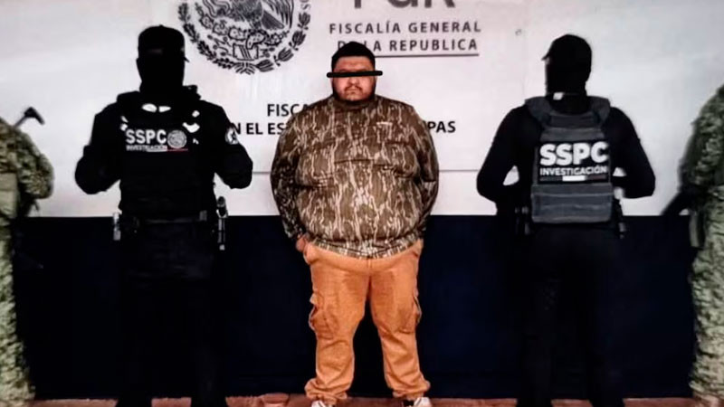 Cae "El Cherrys", presunto operador de organización criminal de Tamaulipas; lo vinculan a ataques con drones y bloqueos 