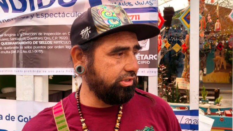 Artistas de Querétaro protestan por clausura de foro cultural en el Centro Histórico 