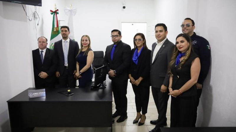 Participa Policía Morelia en inauguración del Juzgado Cívico de Sahuayo 