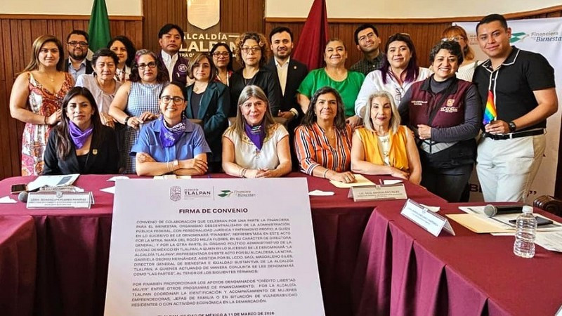 FINABIEN y la Alcaldía de Tlalpan impulsan autonomía económica para mujeres a través del Crédito Libertad Mujer 