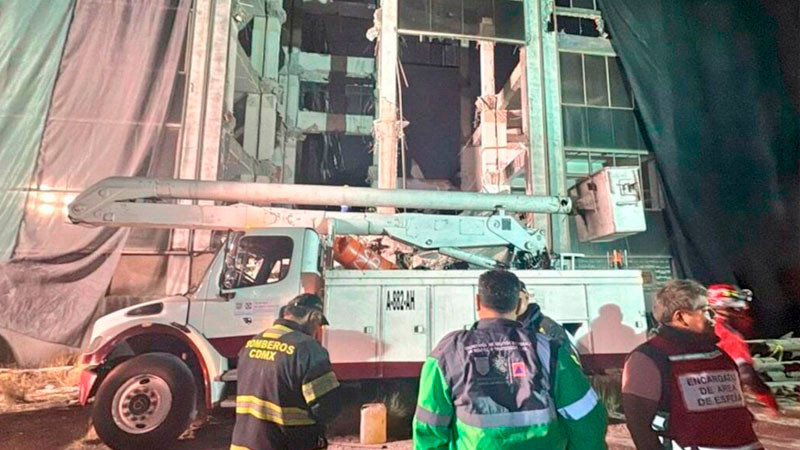 Morena acusa de omisa y negligente a Alessandra Rojo de la Vega por desplome de edificio en la Cuauhtémoc 