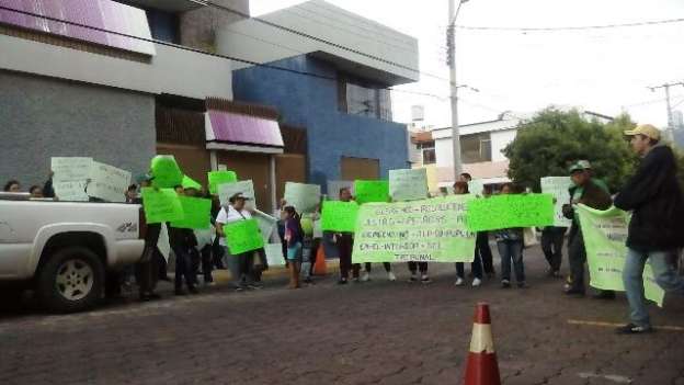 Se manifiestan en el TEEM en Morelia; acusan fraude en elecciones en Jiquilpan 