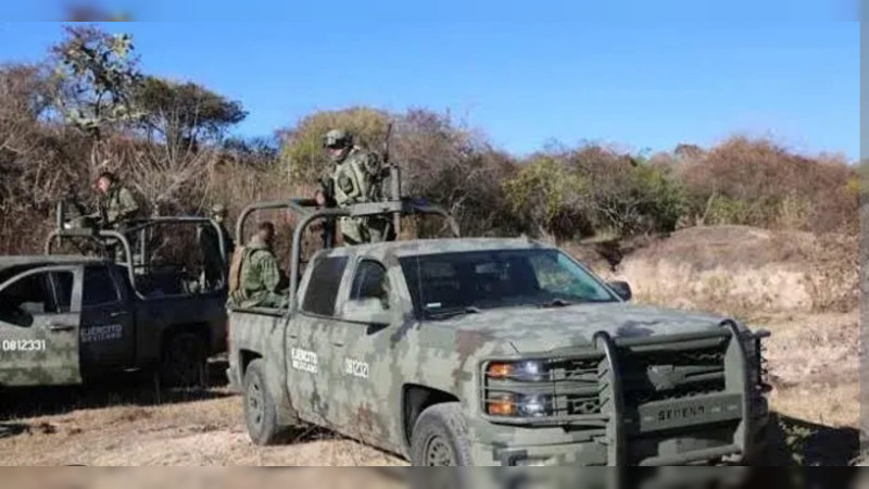 Dos atacantes abatidos tras enfrentamiento con militares y policías en Apatzingán, Michoacán  