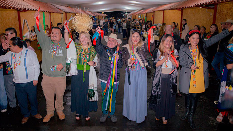  Dayana Pérez Mendoza presente en el arranque de La K’uínchekua 2026 en Tzintzuntzan 