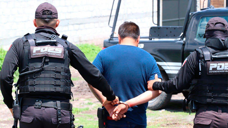 Hay 7 detenidos por delitos de alto impacto, tras operativo policial en la colonia Villas de Santiago de la capital queretana 