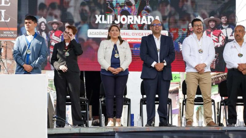 Quiroga le apuesta a la educación: Alma Mireya González inaugura Jornadas Académicas del COBAEM 