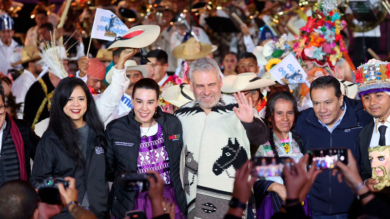 Inaugura Bedolla 5.ª edición de la K’uínchekua, en honor a las fiestas patronales de Michoacán 