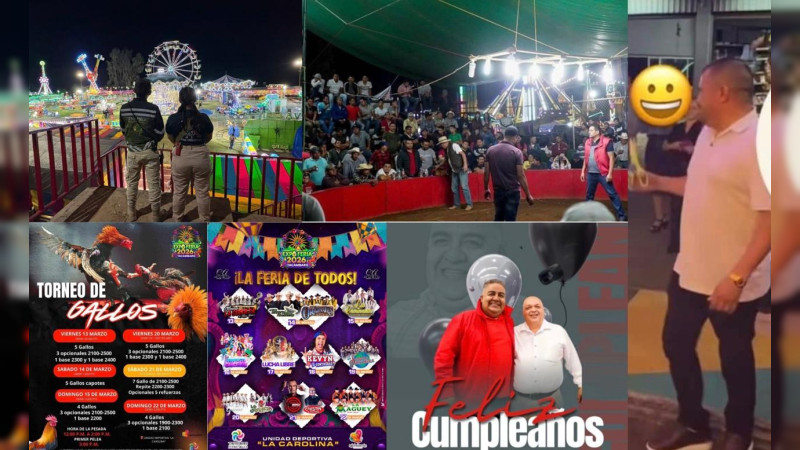 En las narices de autoridades federales y estatales: Expo Tacámbaro se convierte en presunta cumbre criminal con palenque y corridos prohibidos; hablan de homenaje al Mencho 