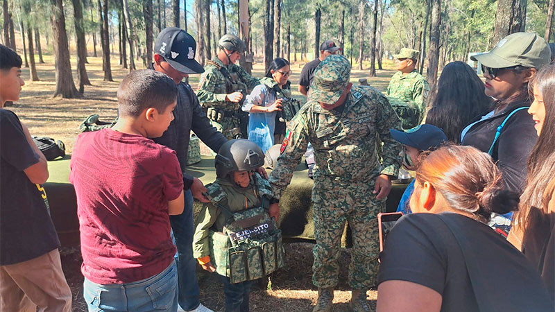 Realizan el “Paseo Dominical” en el 17/o Batallón de Infantería en Zamora, Michoacán  