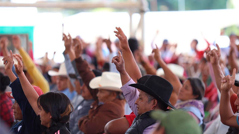 IEM acompaña renovación de Concejo de autogobierno comunal indígena de Donaciano Ojeda 