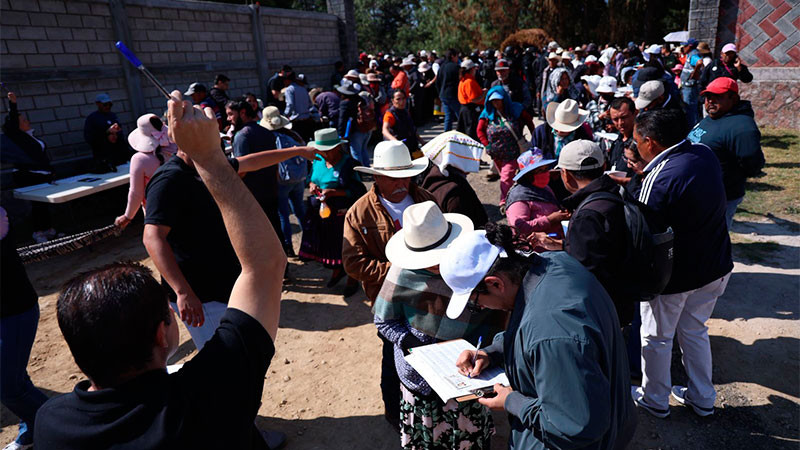 Comunidad indígena de Crescencio Morales renueva su Concejo de Autogobierno Comunal 