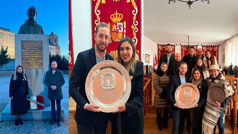 Desde España, Dayana Pérez rinde homenaje a Tata Vasco y fortalece lazos con Salvador Escalante 