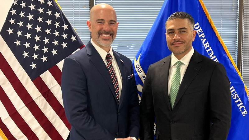 Harfuch se reúne con director de la DEA en Washington para reforzar cooperación contra el crimen organizado 