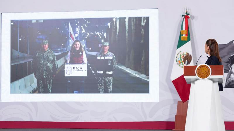 Sheinbaum inaugura segundo tramo del Viaducto Elevado de Tijuana 