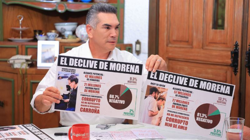 Alejandro Moreno acusa que Morena actúa como “un cártel al frente del gobierno” 