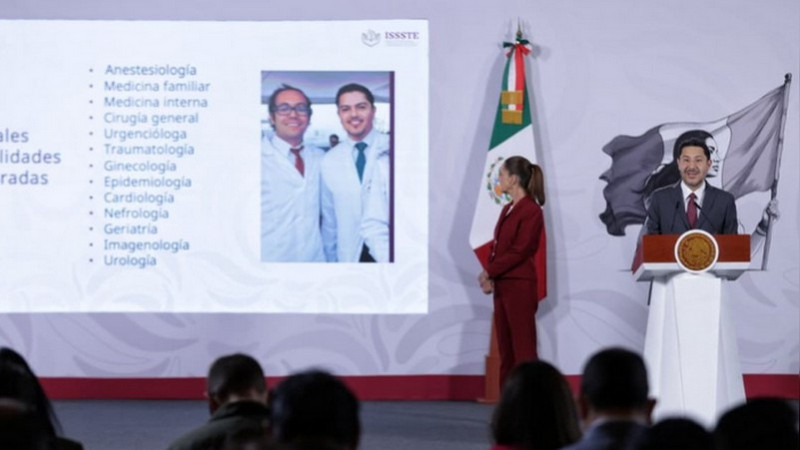 Informa Martí Batres contratación de mil 295 especialistas para reforzar atención a la derechohabiencia del ISSSTE 