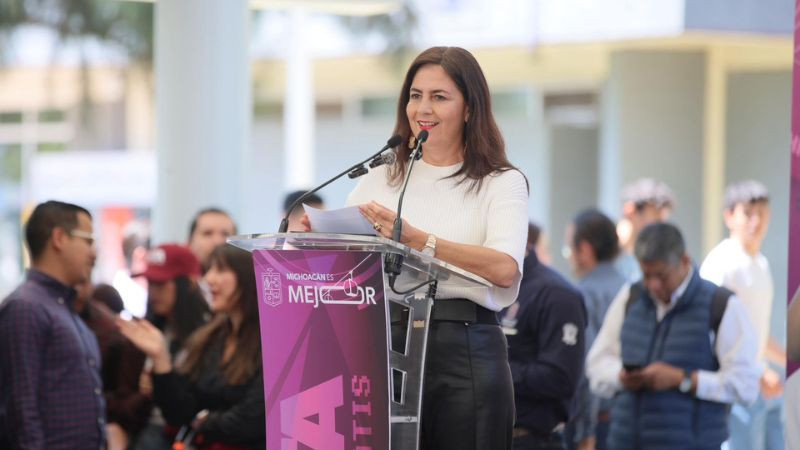Con D4TA, Michoacán es punta de lanza contra brecha digital: Gabriela Molina 