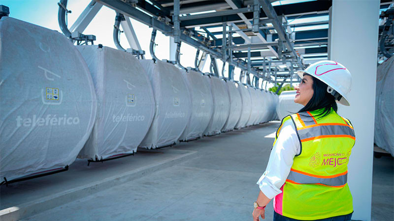 ¡Falta un mes para la inauguración del teleférico de Uruapan!: Gladyz Butanda  