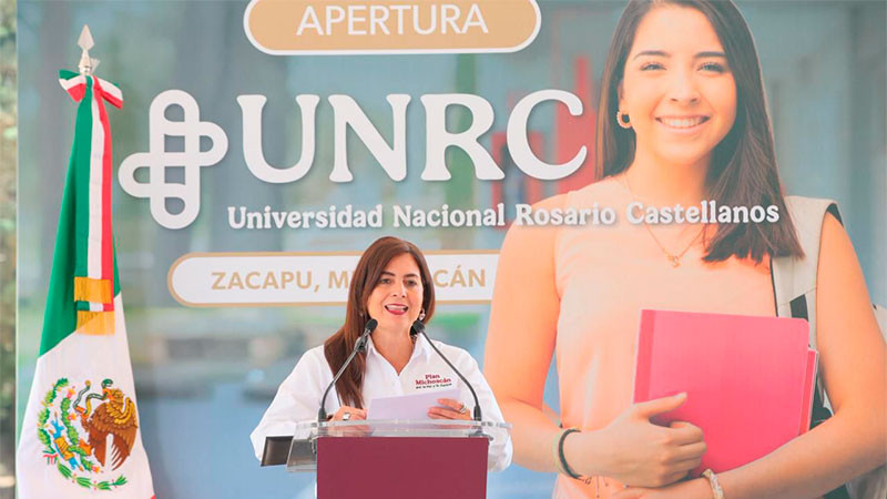 Universidad Nacional Rosario Castellanos nace en Michoacán: Gabriela Molina 