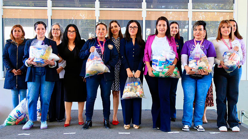 Entrega la FGE de Michoacán más de 5 mil artículos al CJIM en apoyo a mujeres en situación de violencia 