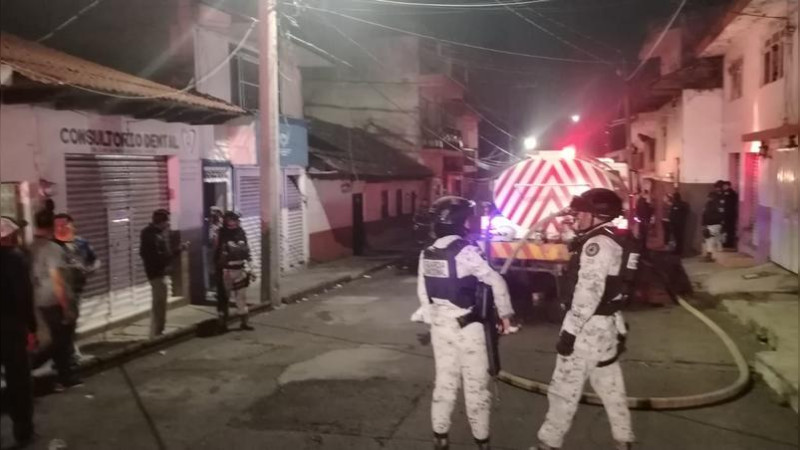 Policía Municipal el hombre que murió en un incendio en Uruapan, Michoacán  