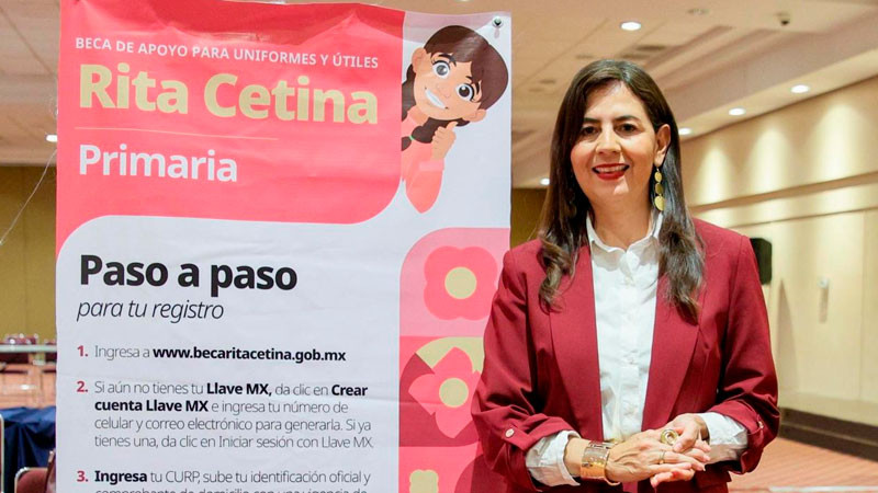 Detalla Gaby Molina el paso a paso para el registro a la Beca Rita Cetina 