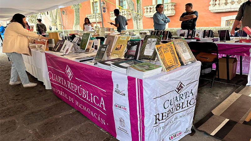 Cuarta República presentará 12 títulos en la Fiesta del Libro y de la Rosa 2026 