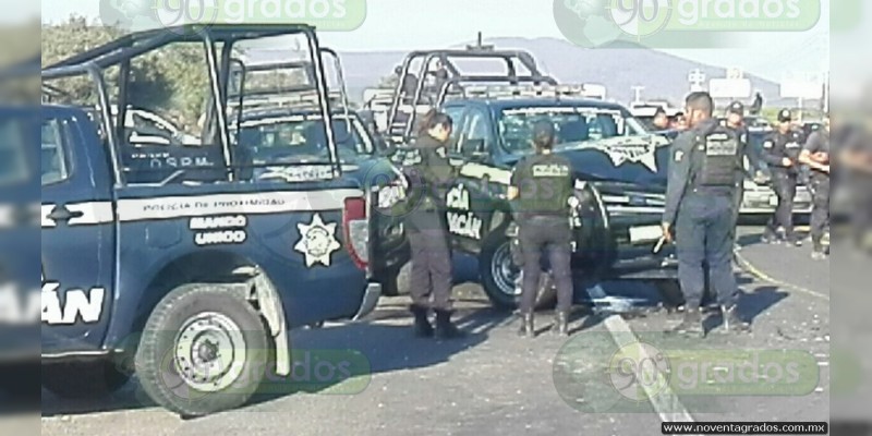 Civil y policía heridos tras persecución y balacera en La Piedad - Foto 1 
