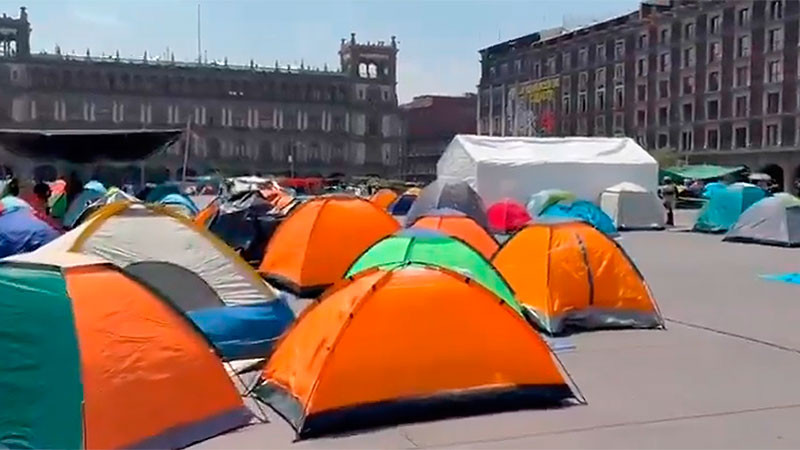 Levanta la CNTE el paro de 72 horas que mantenía en la CDMX; no lograron acuerdo con el gobierno  