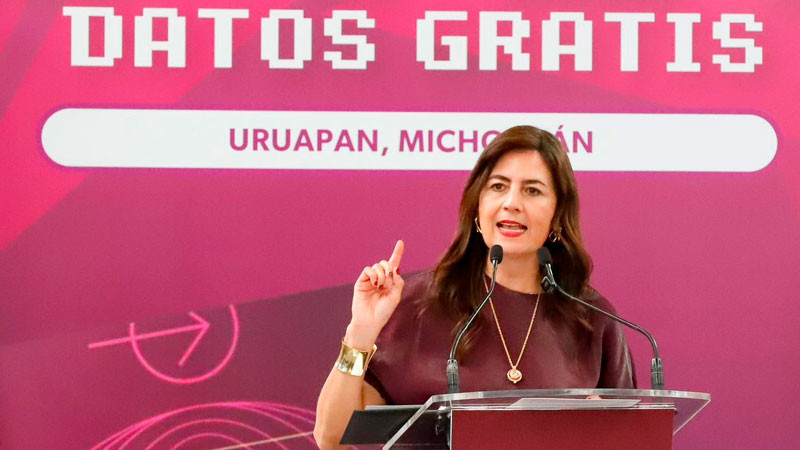 Recibe tu chip D4TA también al interior del estado: Gabriela Molina 