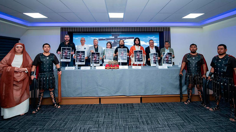 Presentan los detalles del Viacrucis Viviente de la Vida, Pasión y Muerte de Jesucristo en La Cáñada de El Marqués, Querétaro 