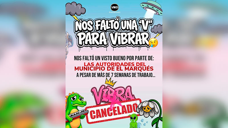 Cancelan festival de música por apología del delito en El Marqués, Querétaro 