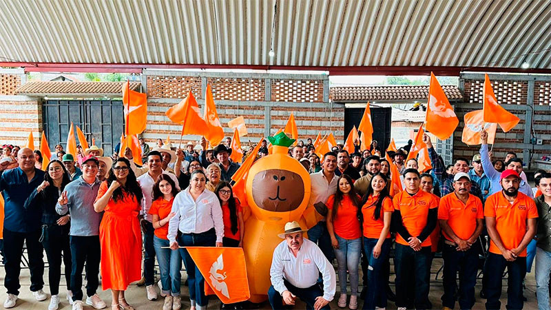 La Fuerza Naranja fortalece su presencia con la instalación del Comité en Acuitzio, la alternativa que crece 